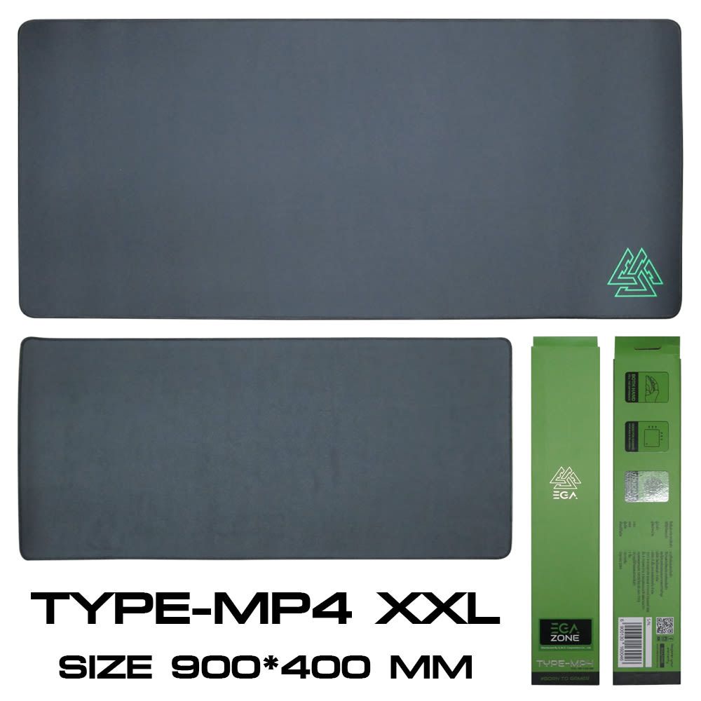 แผ่นรองเมาส์ Mouse PAD EGA TYPE MP4 แผ่นรองเมาส์ขนาดใหญ่ ไซต์ XXL พื้นผิวเหมาะกับทุกสภาพ
