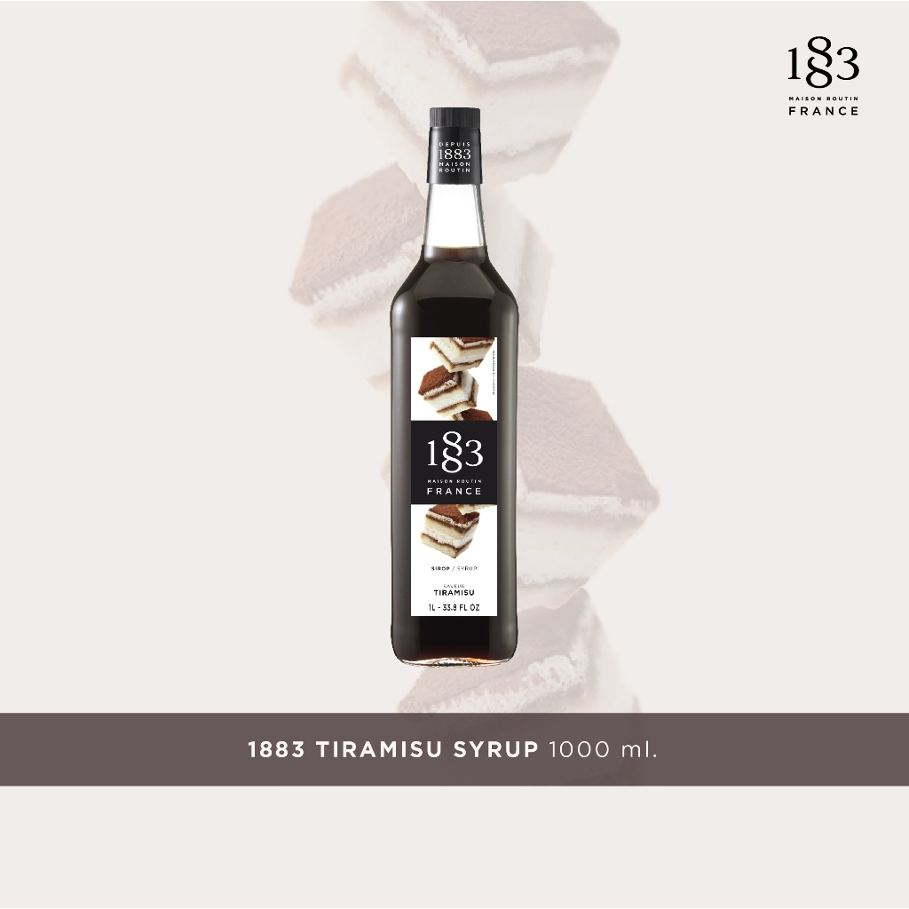 1883 น้ำเชื่อมกลิ่นทีรามิสุ | TIRAMISU SYRUP 1000 ml. (SKU 1923)