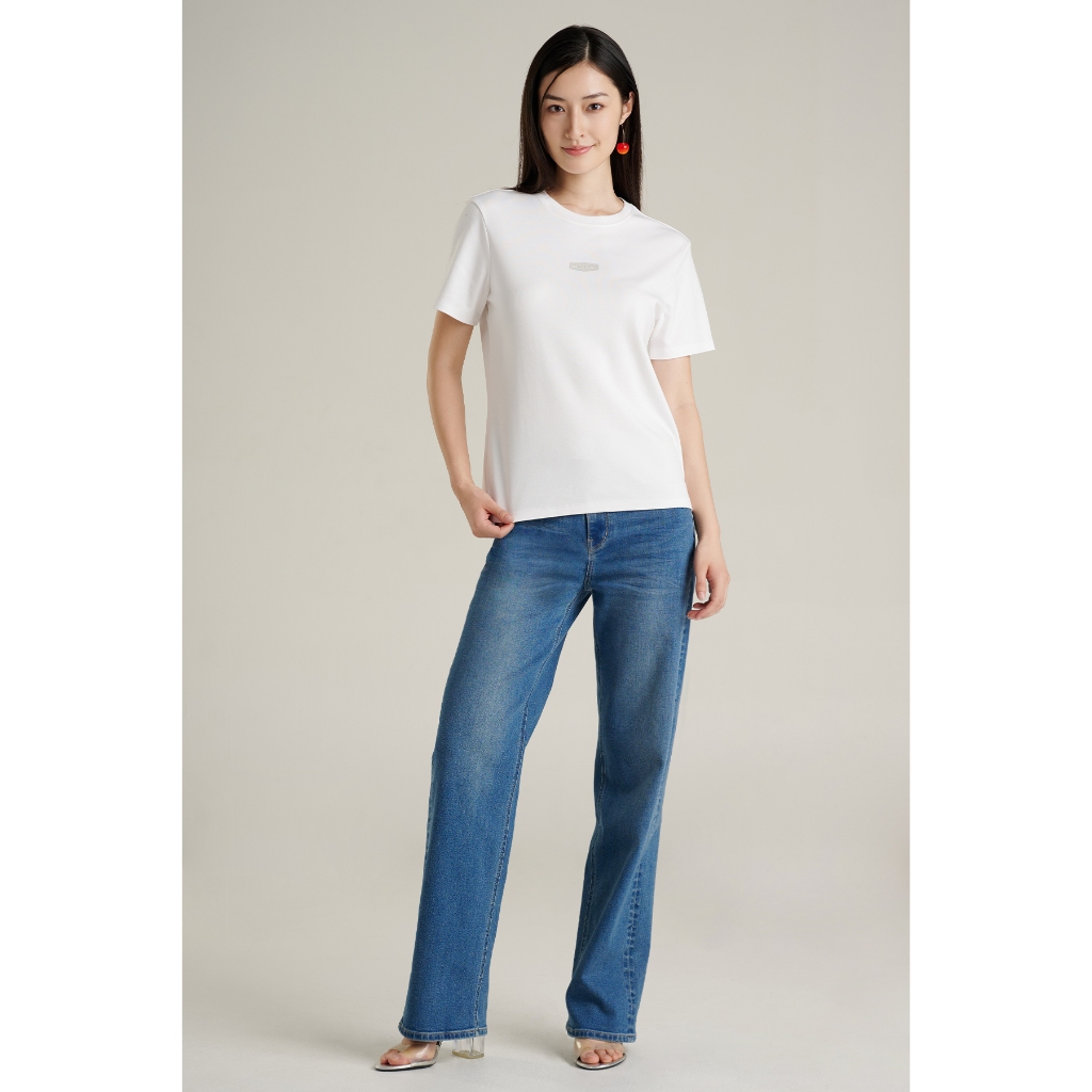 Mc Jeans เสื้อยืดแขนสั้นผู้หญิง คอกลม  MTTZ997