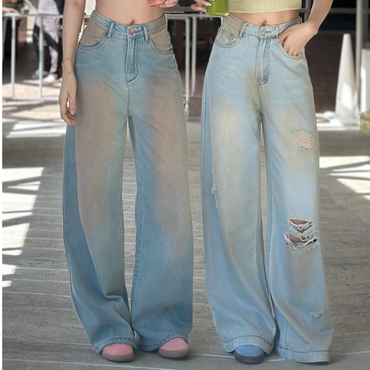 SEPTEMBER ME – Pinky Jeans กางเกงยีนส์ทรงกระบอกกลาง ราคา ถูกที่สุด โปรบีเคเค