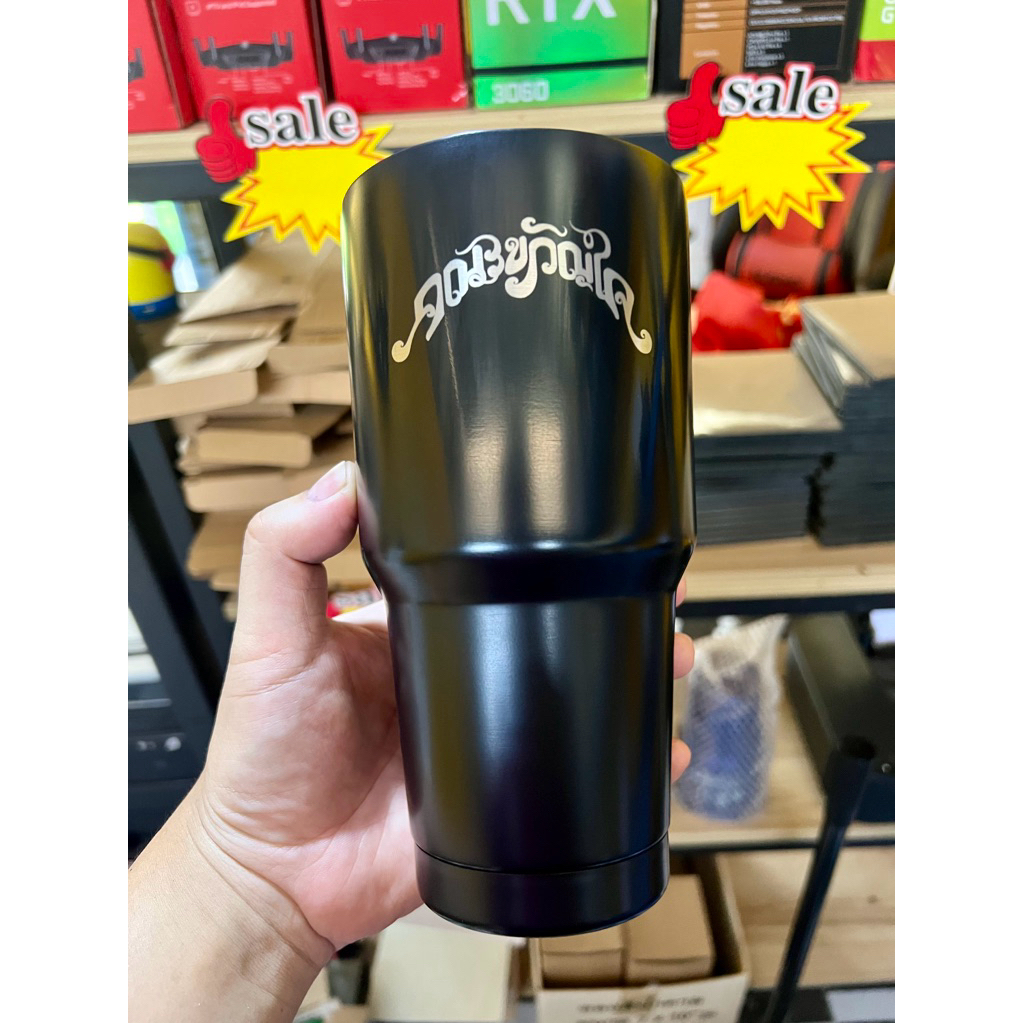 คณะขวัญใจ แก้วเก็บควมเย็น ขนาด 30 Oz พิมพ์ลาย แก้วเยติ แก้วสแตนเลส
