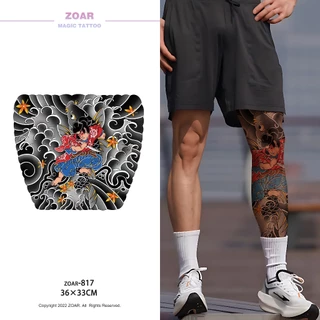 COD🔥 ⚡ส่งจากไทย⚡ZOAR L23 สติ๊กเกอร์รอยสักแบบสีสีนที่ติดเต็มหลังcolor Magic tattoo สติ๊กเกอร์แทททูเต็มหลัง เมจิกแทททู สี