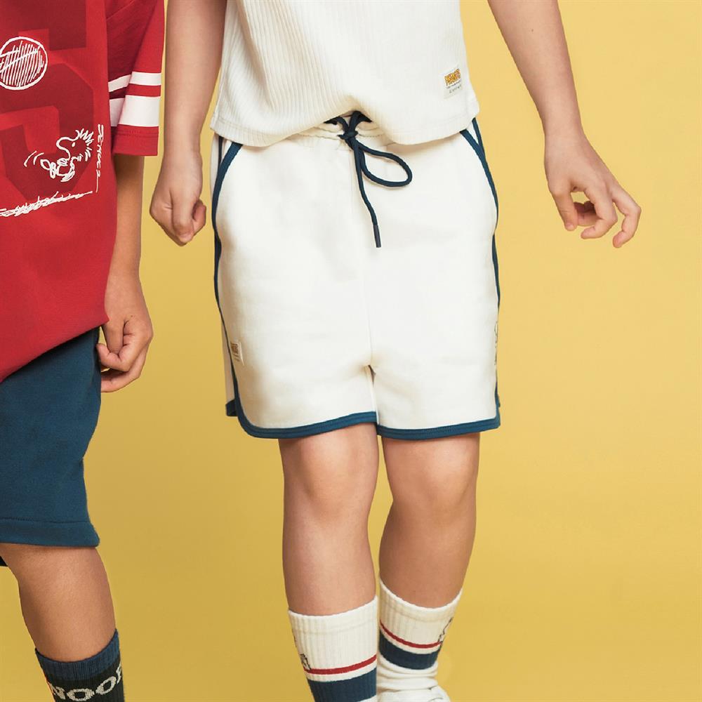 GIORDANO กางเกง เด็ก Junior's Drawstring Shorts (Snoopy) 03405266
