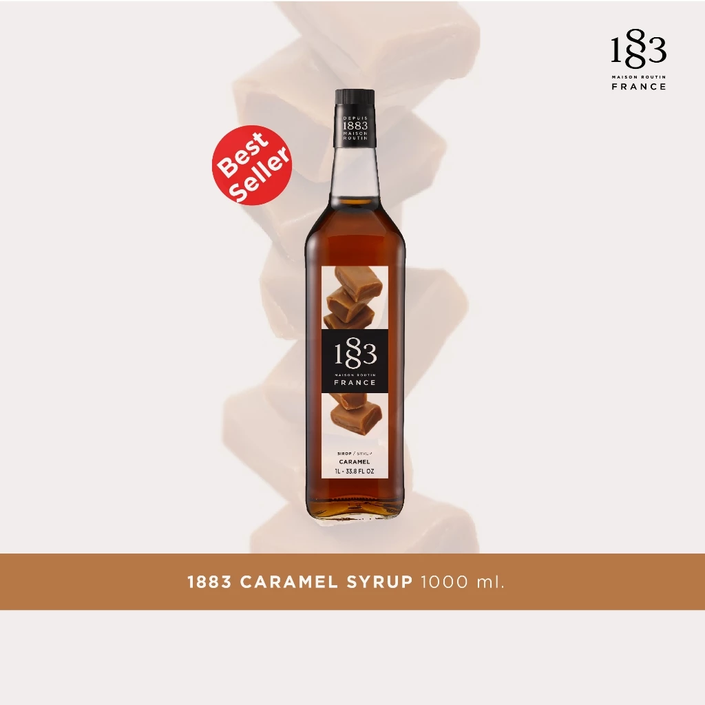 1883 น้ำเชื่อมกลิ่นคาราเมล | CARAMEL SYRUP 1000 ml. (SKU 1717)