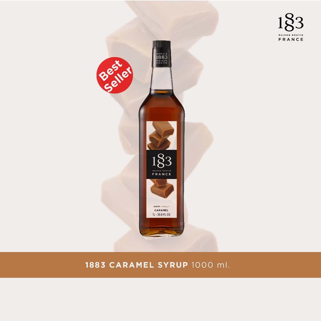 1883 น้ำเชื่อมกลิ่นคาราเมล | CARAMEL SYRUP 1000 ml. (SKU 1717)