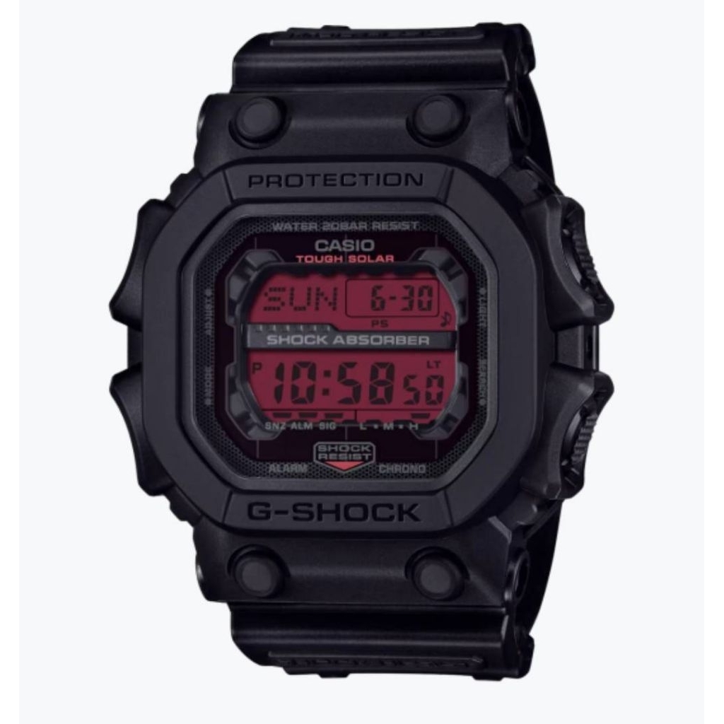 นาฬิกาข้อมือ Casio G-Shock Special Color Bold Black and Red series รุ่น GX-56BBR-1 ของแท้ รับประกัน1