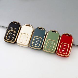 เคสกันกระแทก TPU เหมาะสำหรับปลอกกุญแจ Honda Accord 2/3/4 ปุ่ม CRV Honda Accord, Civic , CRV (ส่งจากประเทศไทย)