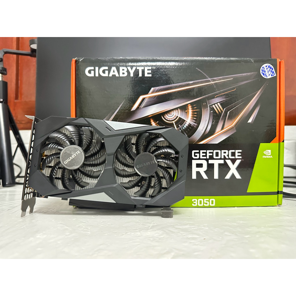 VGA GIGABYTE RTX3050 WINDFORCE OC 6GB (ไม่ต่อไฟเพิ่ม)