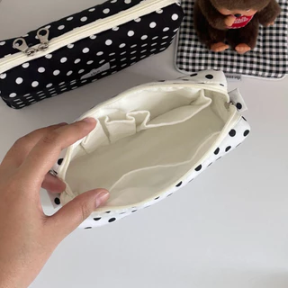 fluffy pouch polka dot | กระเป๋าใส่ของอเนกประสงค์ by the.smallstuff