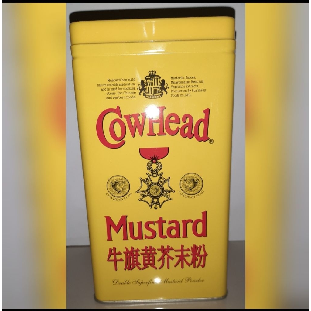 มัสตาร์ด มัสตาร์ดแบบผง ตรา COW HEAD MUSTARD ขนาด 454 กรัม