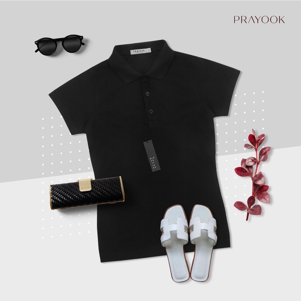 เสื้อโปโล Black Jack Regular Fit Polo (BJW01) ทรงผู้หญิง