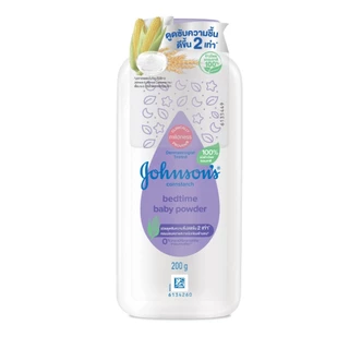 จอห์นสัน แป้งเด็ก คอร์นสตาร์ช เบดไทม์ เบบี้ พาวเดอร์ 200 ก. Johnson's Baby Cornstarch Bedtime Powder 200 g.