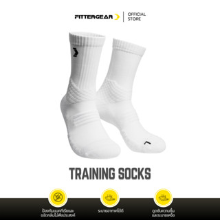 FITTERGEAR : TRAINING SOCKS ถุงเท้าออกกำลังกายป้องกันกลิ่น ไ…