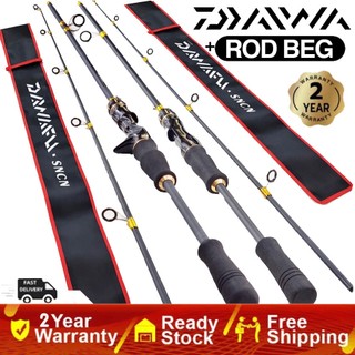 DAIWA คันเบ็ด น้ำหนักเบาปั่น Baitcasting Rod M การกระทำ คันเบ็ด UL สำหรับจิ๊กกิ้ง | คันเบ็ดพกพาสำหรับตกปลา 1.6M-2.7M
