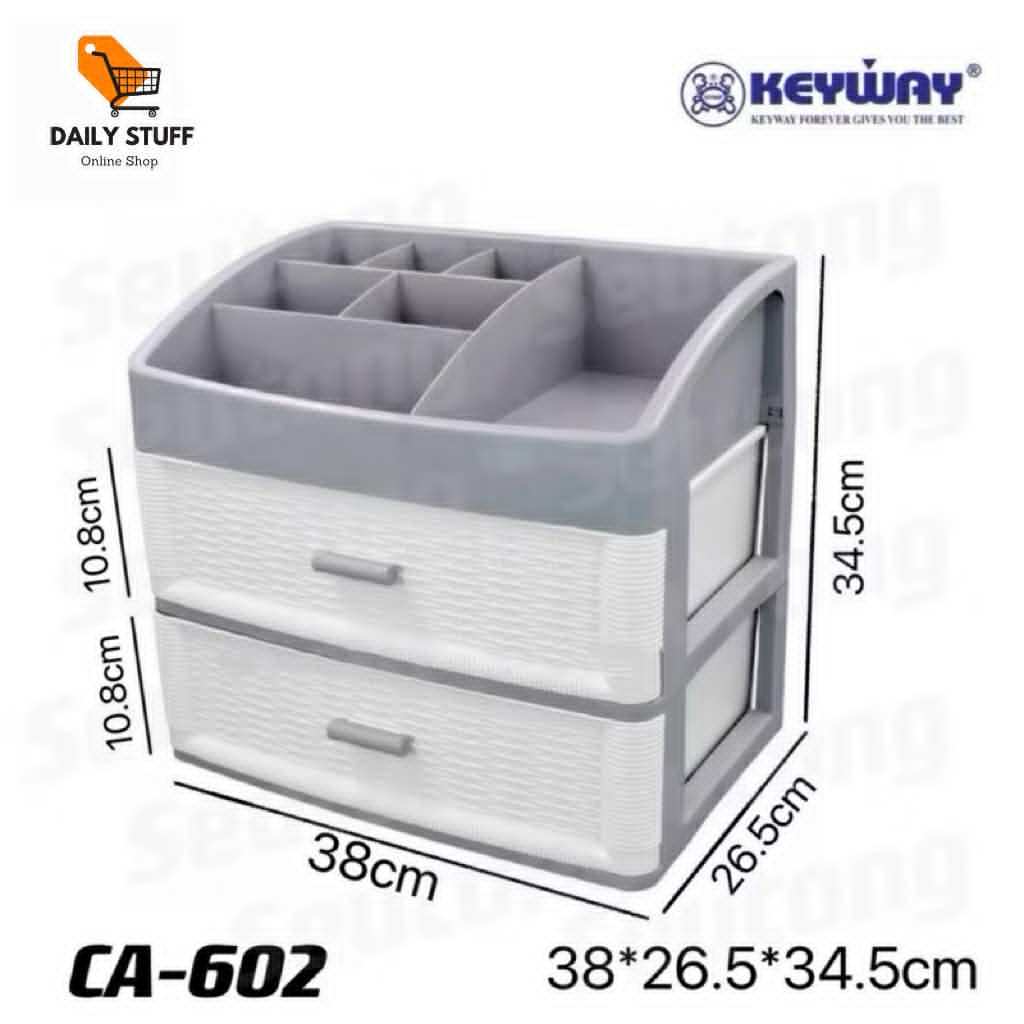 Keyway ลิ้นชักอเนกประสงค์ สำหรับจัดเก็บ ดีไซน์สวยงาม เรียบหรู เเข็งเเรงทนทาน รุ่นCA-602,CA-603