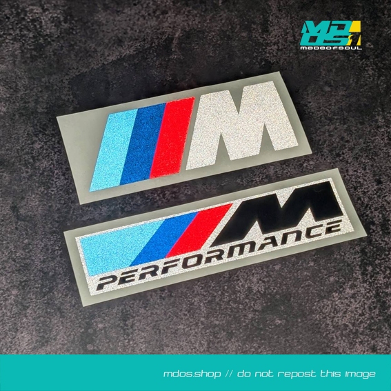 สติกเกอร์ Logo M performance   สติกเกอร์แต่งรถ สติกเกอร์ Oracal  สติกเกอร์ติดรถยนต์