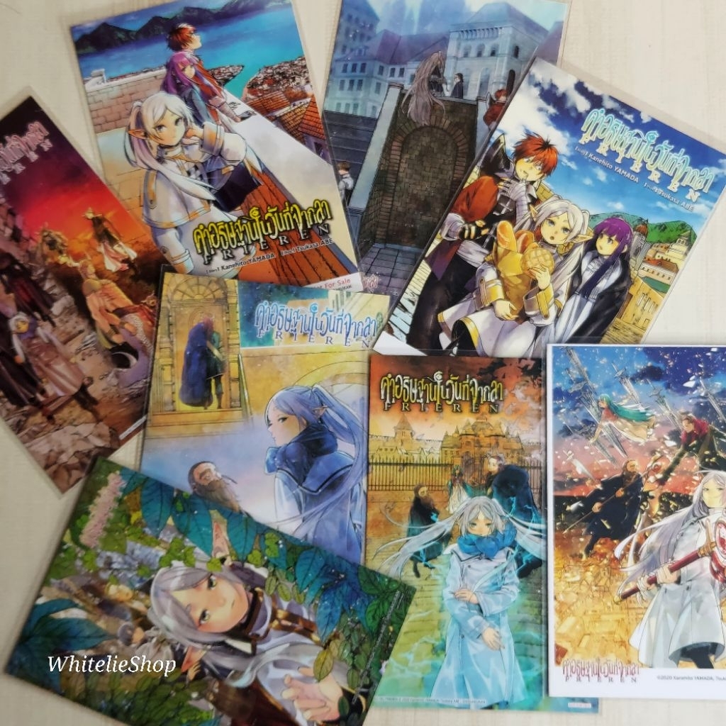 โปสการ์ด ฟรีเรน Frieren คำอธิษฐานในวันที่จากลา แยกใบ