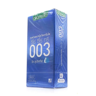 [2กล่อง] Okamoto 003 Rich lubricative ถุงยางอนามัย โอกาโมโต บาง 003 ริช ลูบริเคทีฟ แฟมิลี่ [20ชิ้น 10ชิ้น/กล่อง]