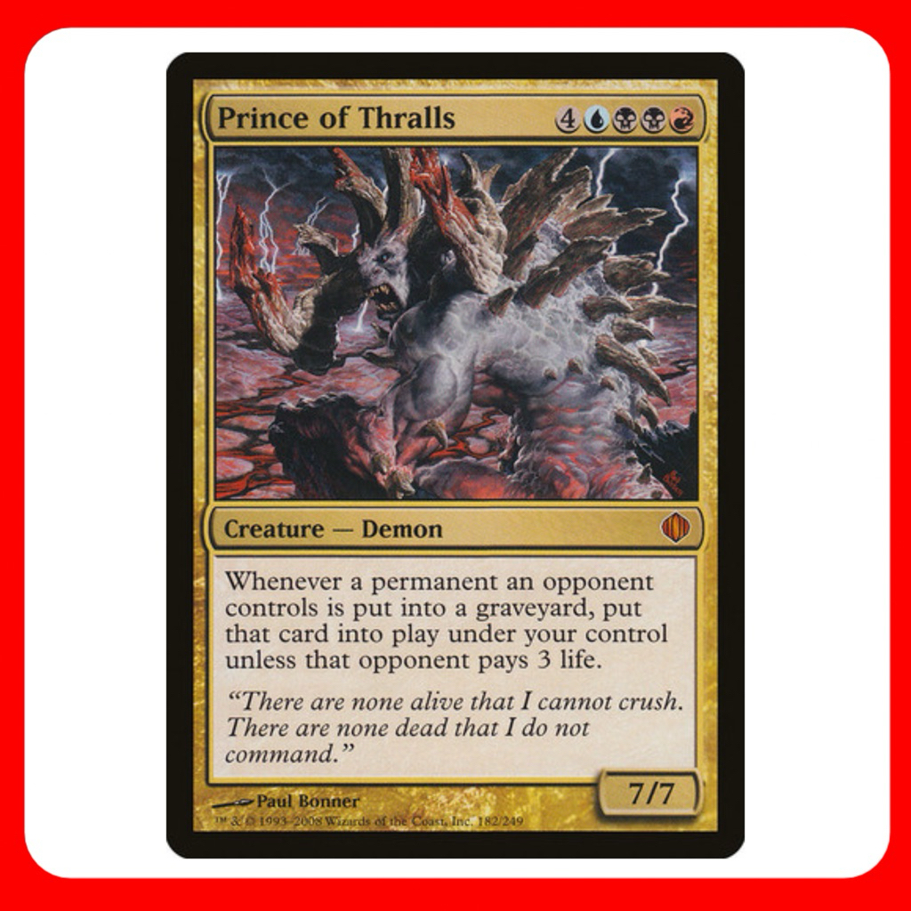 [MTG] Prince of Thralls [ALA] [MULTI] [MYTHIC] [NORMAL] [ENG] (การ์ดเมจิค / Magic the Gathering) [ED