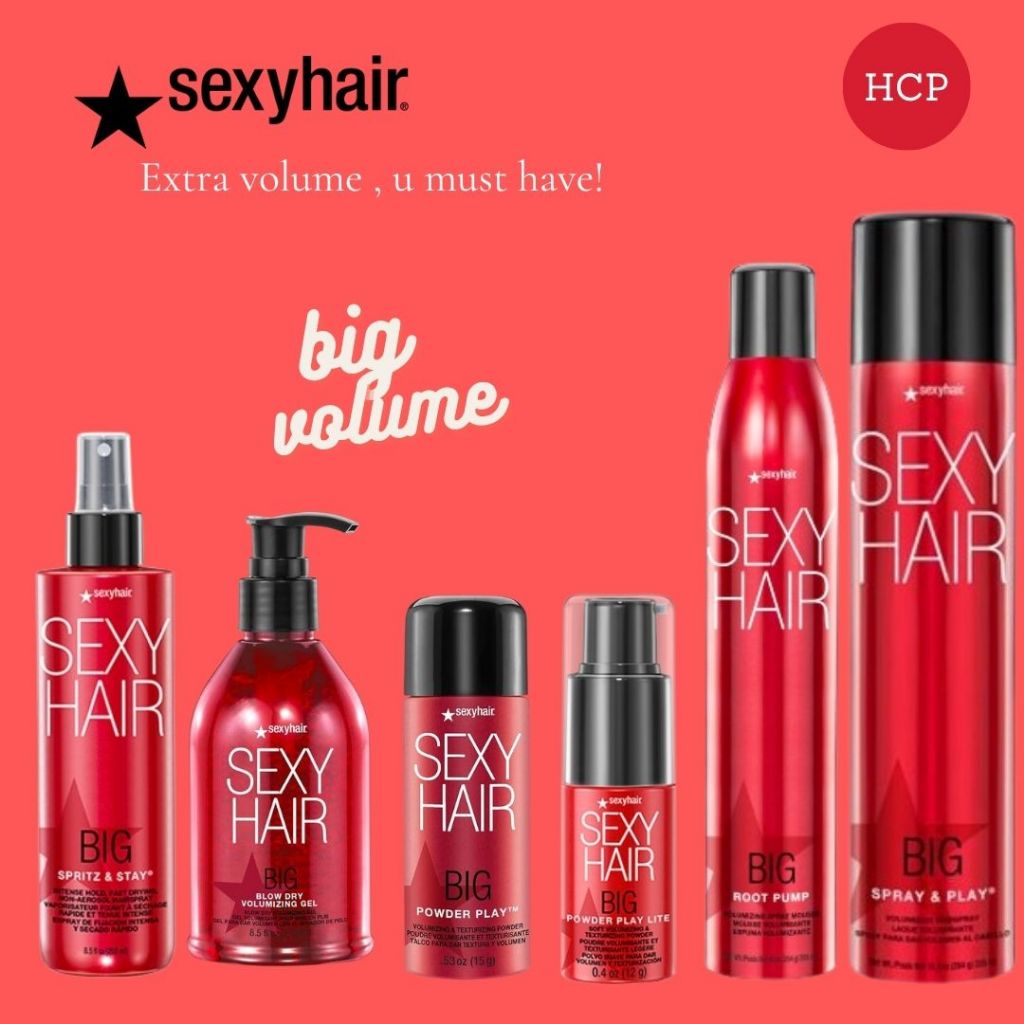 Sexyhair style and healthy - volumizing series ผลิตภัณฑ์จัดแต่งทรงผม เพิ่มโวลุ่ม ระบุสินค้าก่อนสั่งซื้อ