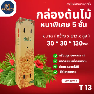 กล่องต้นไม้5ชั้น ขนาด 30*130*30 (1 ชิ้น = 10 ใบ)