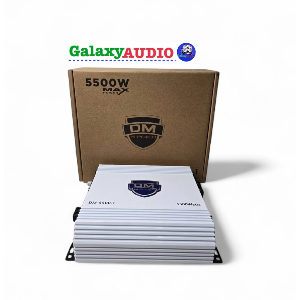 เพาเวอร์แอมป์ แอมป์บราซิล DM-5500.1 แอมป์ดิจิตอล กำลังขับ 5500W/วัตต์ CLASS-D ขับลำโพงได้ทุกรูปแบบ แ