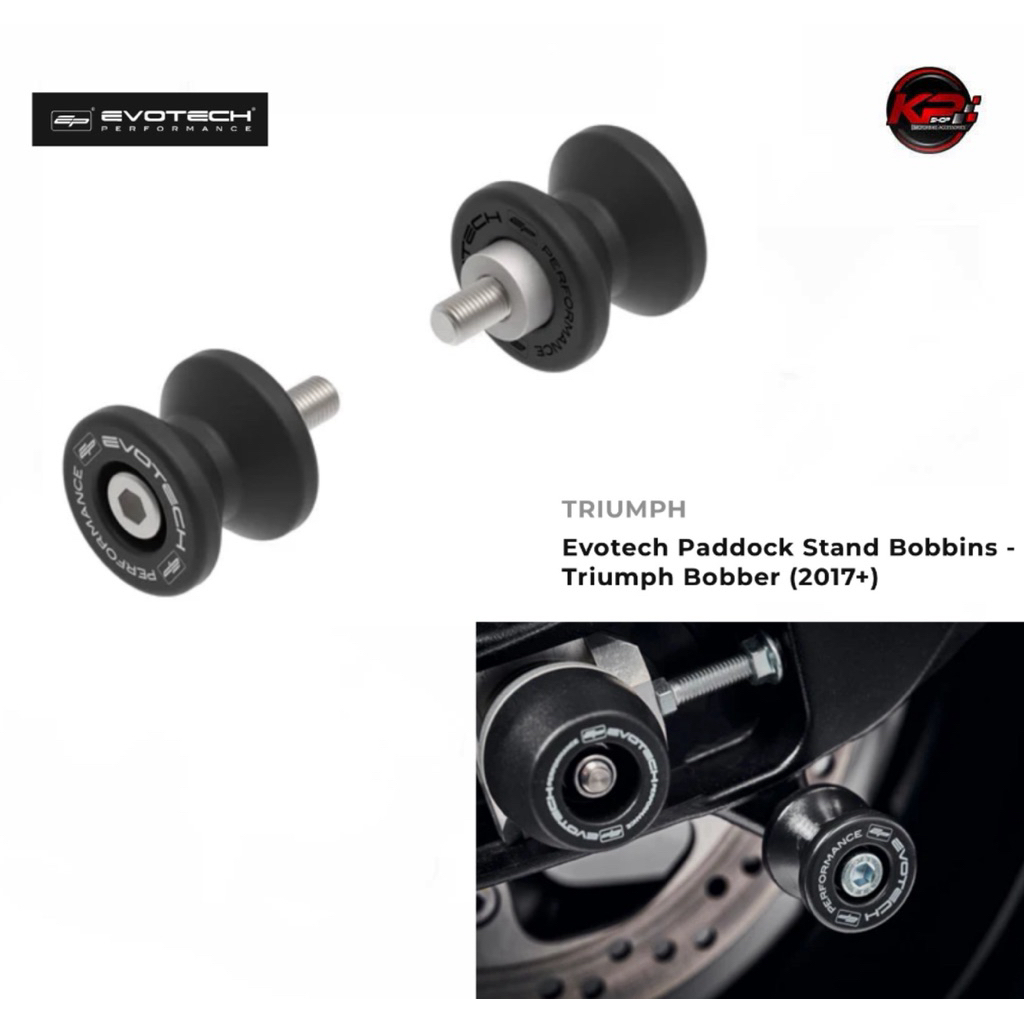 สปูน Evotech Paddock Stand Bobbins - Triumph Bobber (2017+)