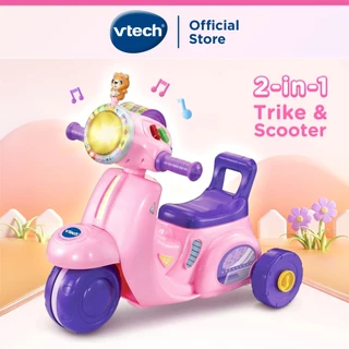 VTech 2-IN-1 Ride & Balance Scooter (Pink) Ride On Scooter Toys Kids 1-3 Years ของเล่นสกู๊ตเตอร์, รถขี่, รถหัดเดิน
