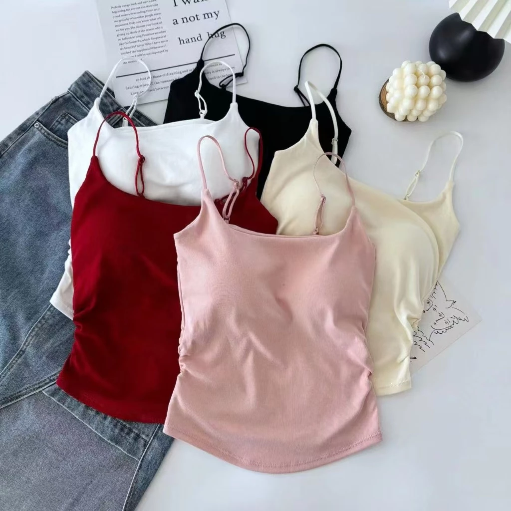 ครอปบรา ตัวยาว มีฟองน้ำ เย็บติด ฟรีไซต์ 32-38 ไร้ขอบ ใส่สบาย ผ้านุ่ม เสื้อ ผู้หญิง ใส่เที่ยว สวย