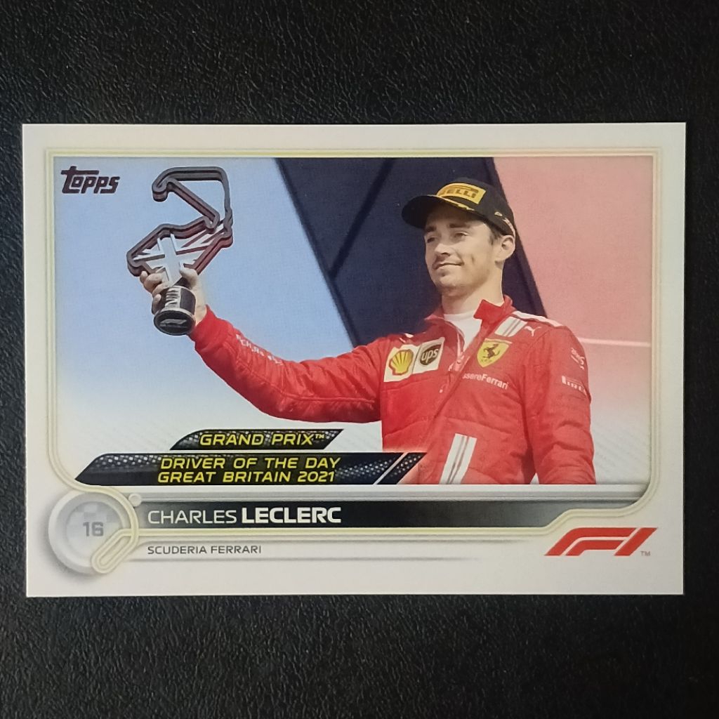การ์ดนักแข่งรถฟอร์มูล่า วัน CHARLES LECLERC FORMULA 1 TRADING CARD (F1)