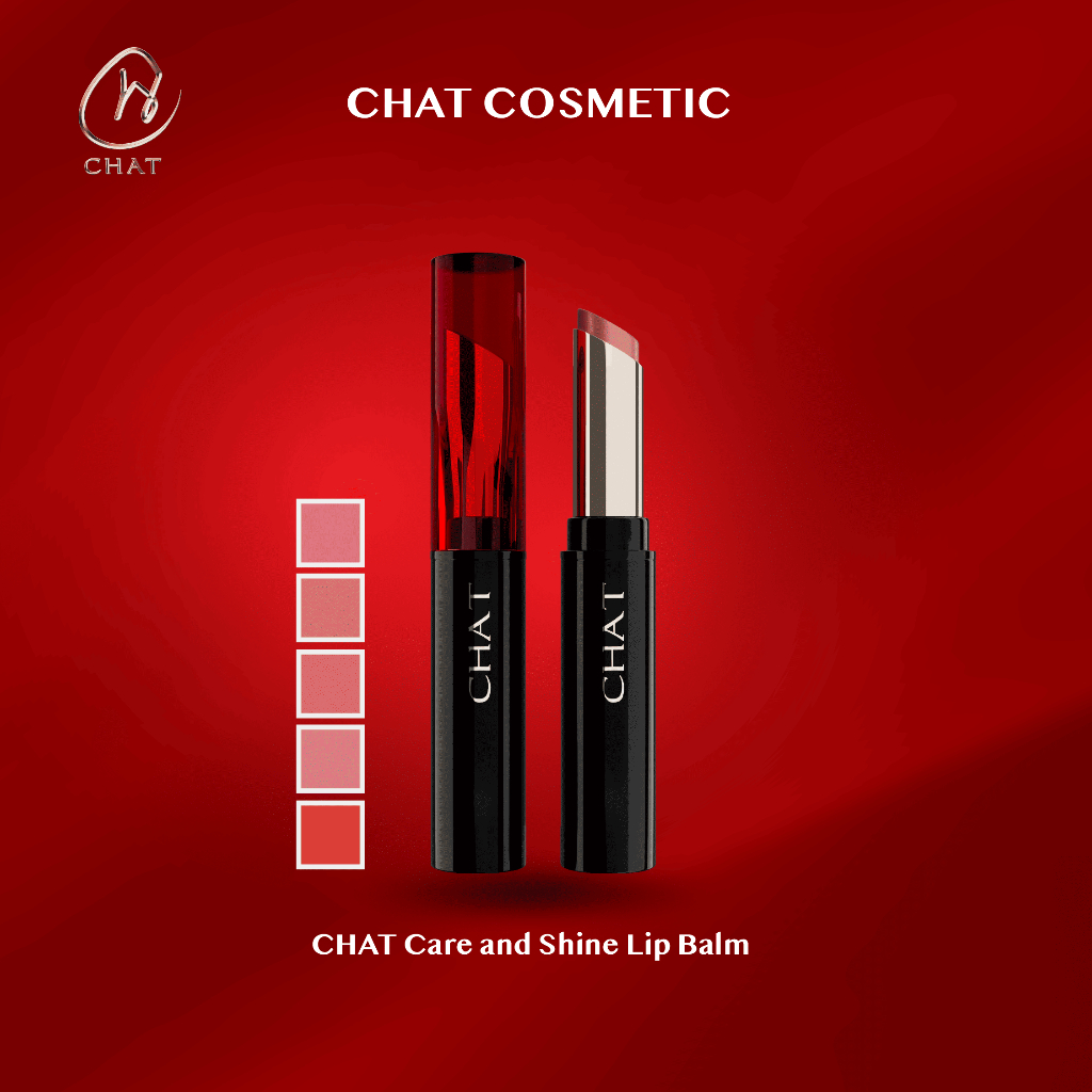 CHAT Care and Shine Lip Balm ลิปบาล์มฉัตร ลิปบำรุงริมฝีปาก