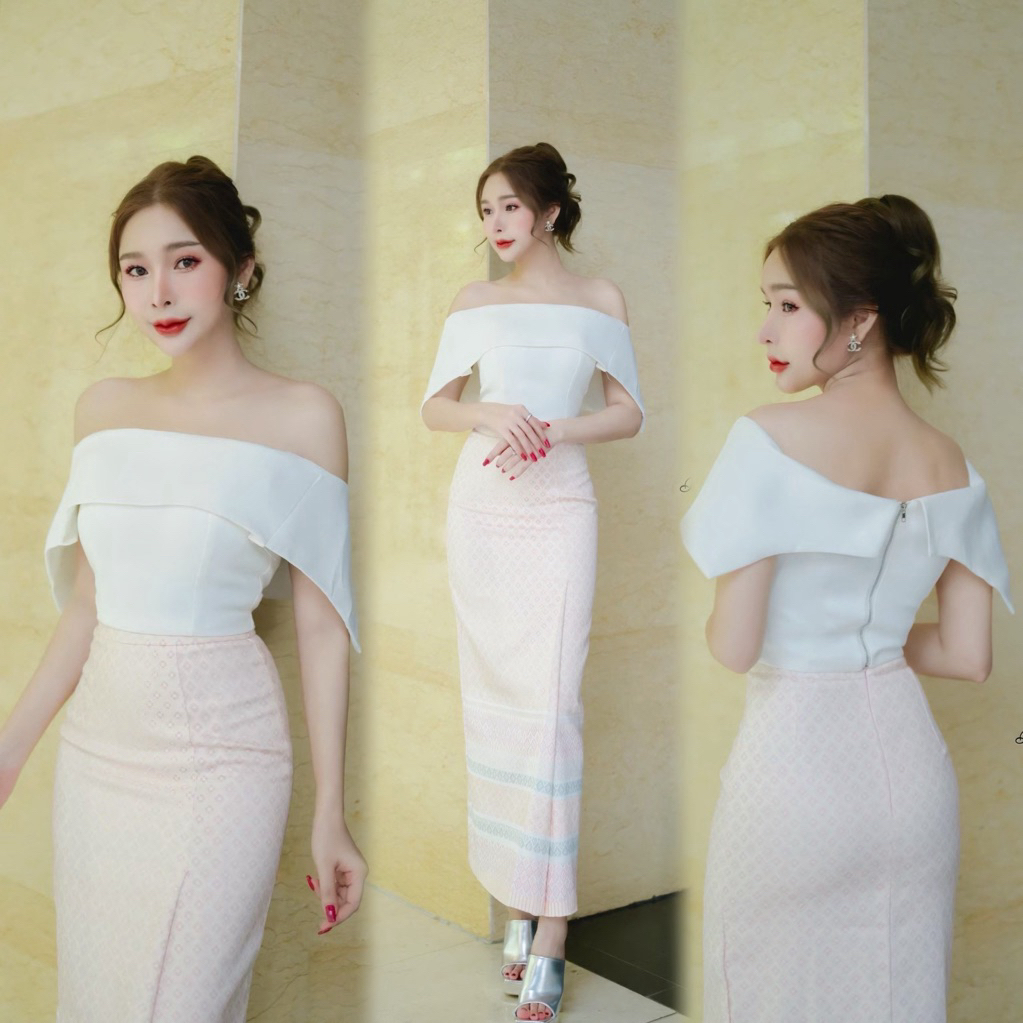 ชุดไทยประยุกต์สวยๆ สำหรับงานแต่ง
