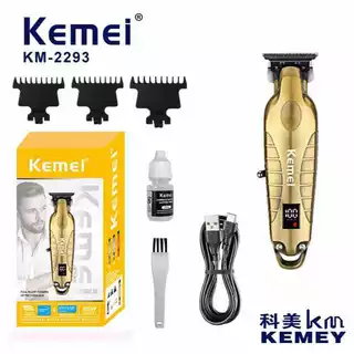 Kemei KM-2293 ปัตตาเลี่ยนตัดผมไร้สาย ชาร๋จUSB ตัดผม กันขอบ กันลาย ใช้งานง่ายมาก สินค้าพร้อมส่ง แบตเตอเลี่ยนตัดผมไฟฟ้า