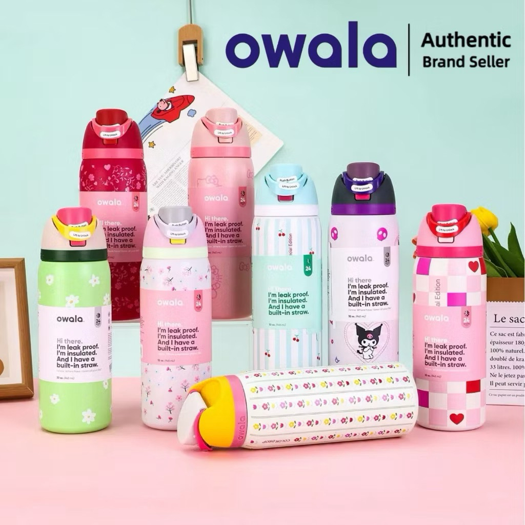 แก้วพกพา แก้วเก็บความเย็น Owala 32 oz พร้อมส่งที่ไทย
