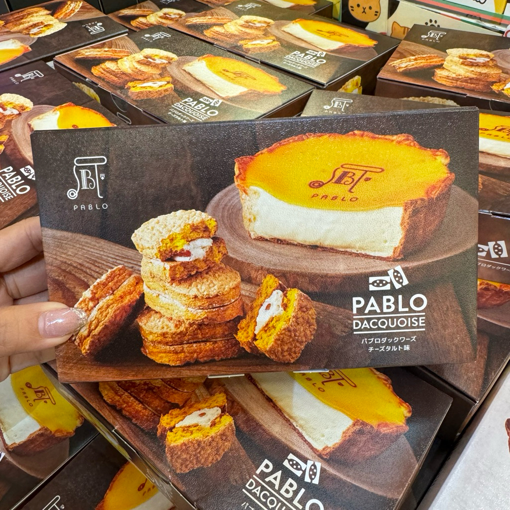 ‼️ของใหม่จากญี่ปุ่น‼️Pablo Dacquoise - Cinnamon Flavor พาโบลมินิชีสทาร์ตรสชาติเข้มข้น รับรองว่าได้ทา