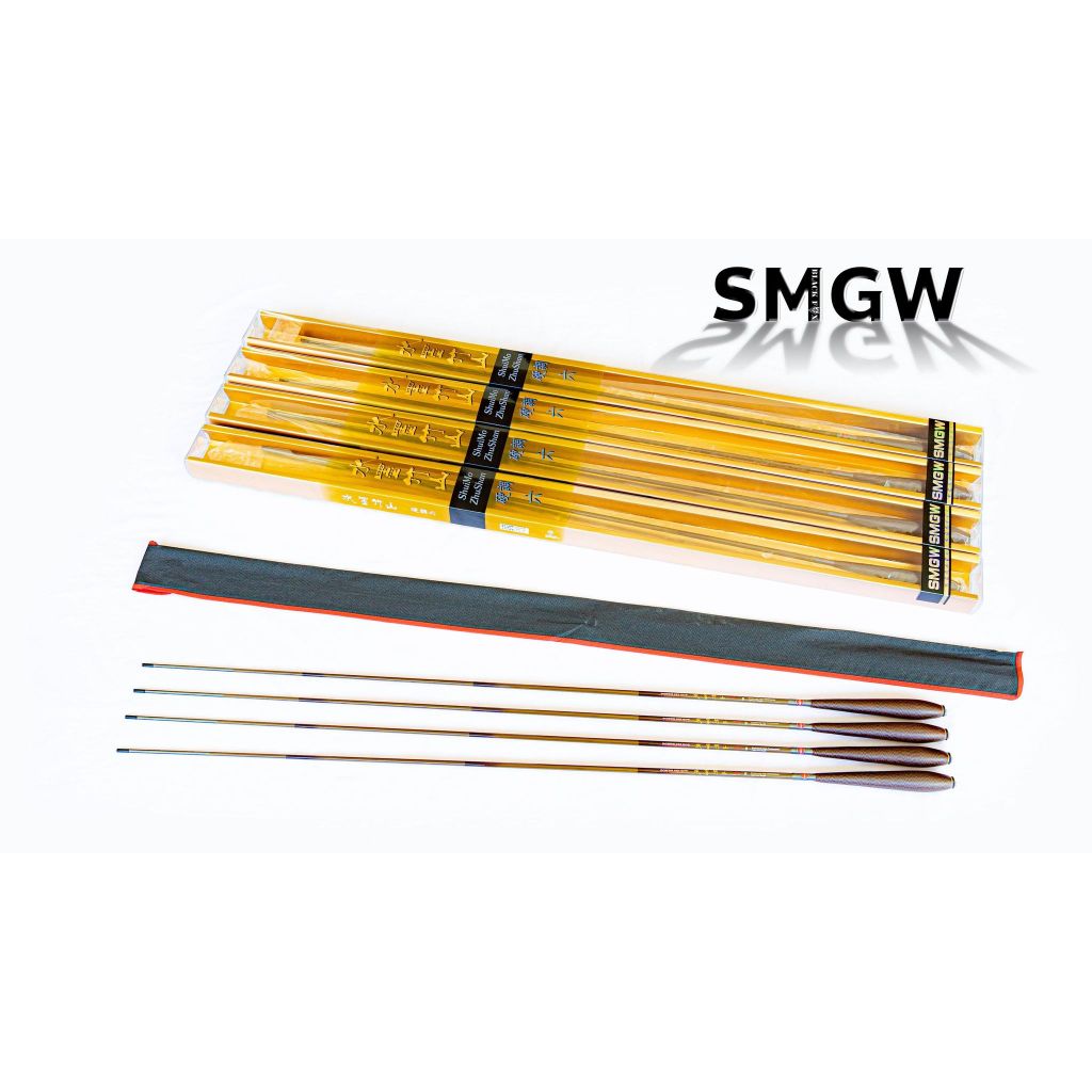 ของแท้!!คันชิงหลิว GW โอจีซังทู  ด้ามลายคลาสสิคสีน้ำตาลคลาดดำ ปลายแบริ่ง เวทกลางๆ สายเหมา