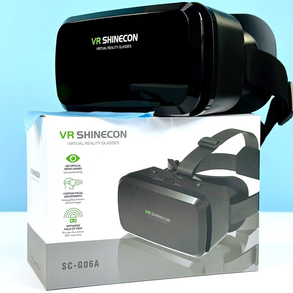 แว่นตา VR 3D แว่นตาเสมือนจริง VRPARK J20 สำหรับ iPhone Android เกมสมาร์ทโฟน