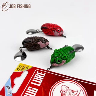 กบยาง หมูเด้ง ค่าย BUG LURE ขนาด 3.5cm น้ำหนัก 6g (1 ใบหลิว) ตัวเบ็ดSNS เหยื่อปลอม