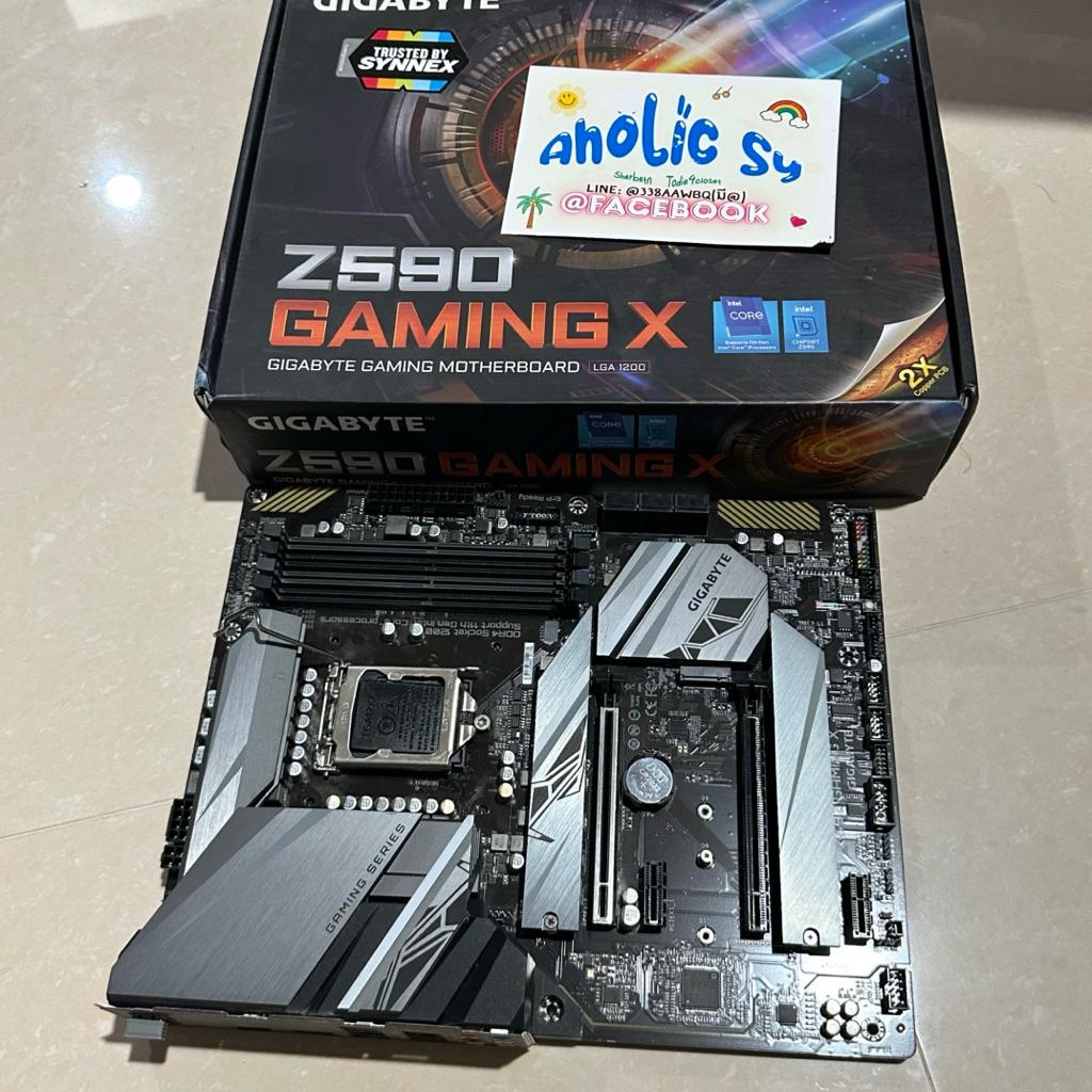 Gigabyte Z590 GAMING X สภาพดี มือสอง ถอดจากเครื่อง พร้อมใช้งาน!