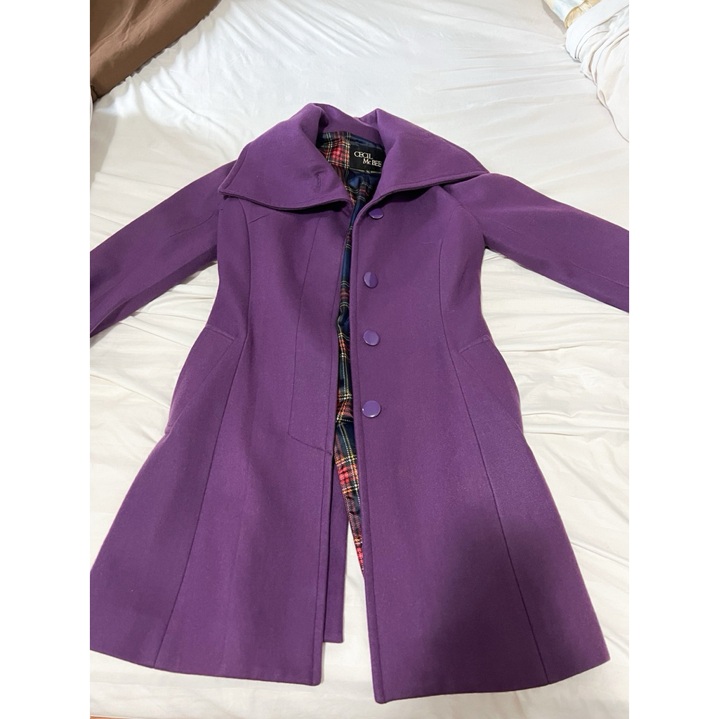 cecil mcbee coat โค้ทสีม่วง