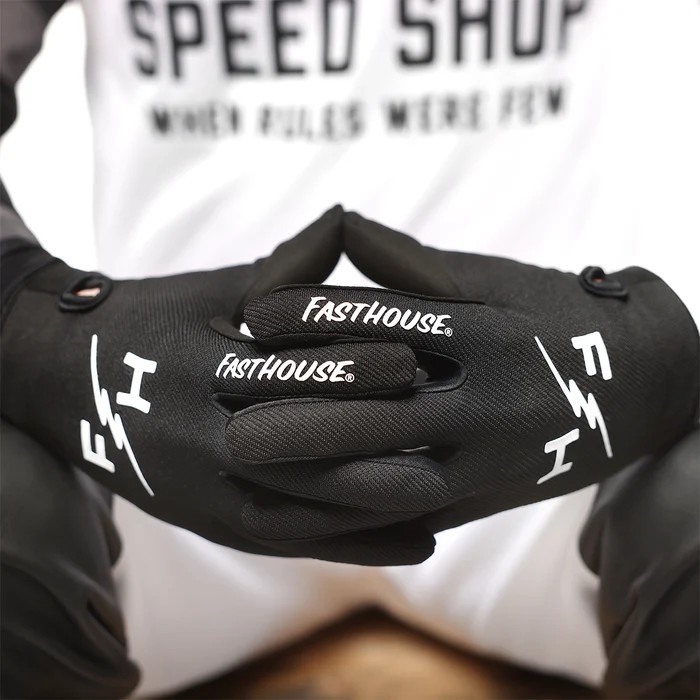 ถุงมือไบท์เกอร์ FASTHOUSE CARBON ETERNAL GLOVE BLACK