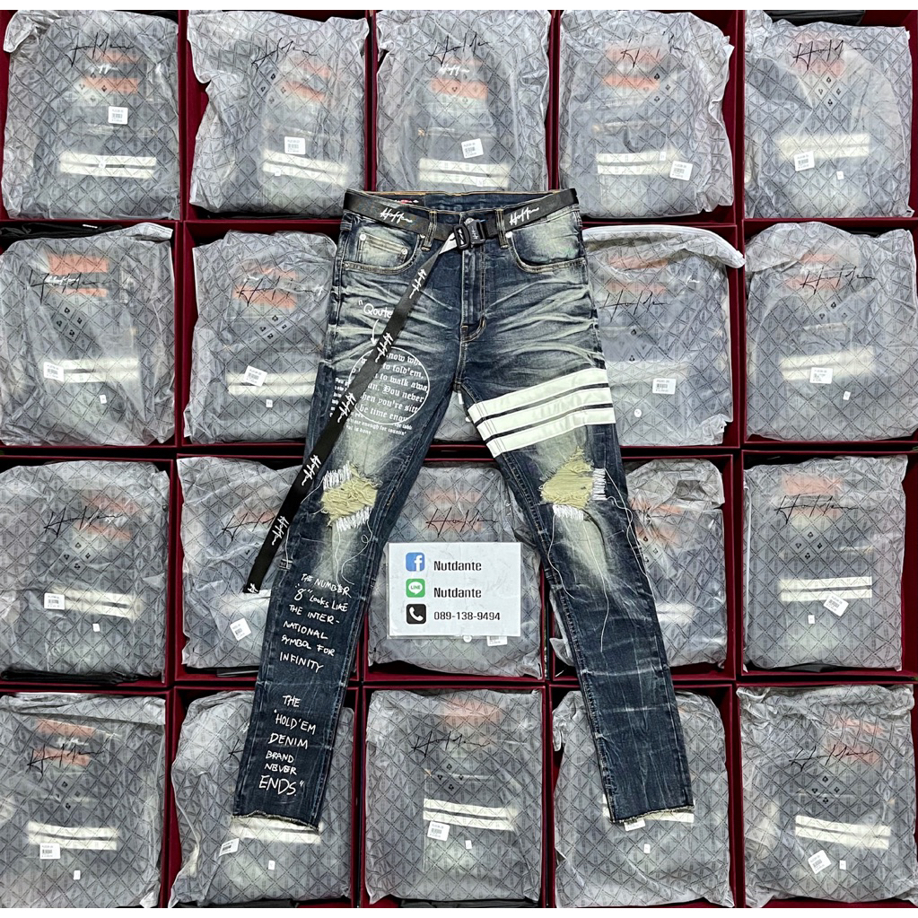 🔥Holdem แท้100%🔥Holdemยีนส์ขายาว