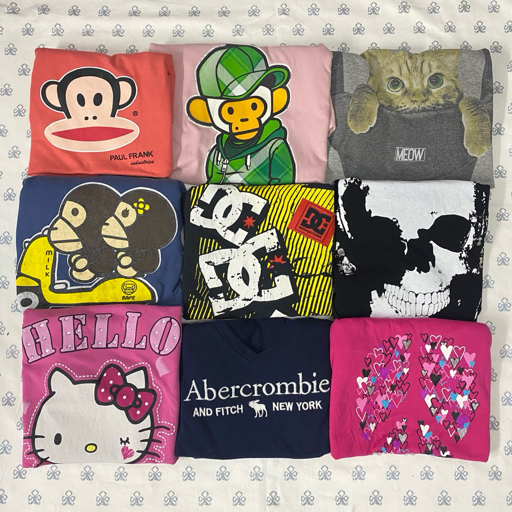 𝐍𝐞𝐰໒꒱⋆꙳26/June./2025 เสื้อยืด,เเบรนด์,hello kitty