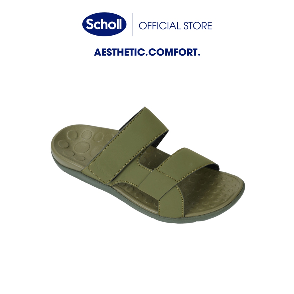 Scholl รองเท้าสกอลล์-ไบโอ โรบิน Biom Robin รองเท้าแตะแบบสวมผู้ชาย เทคโนโลยี ไบโอเมคคานิกส์ (Biomechanics)