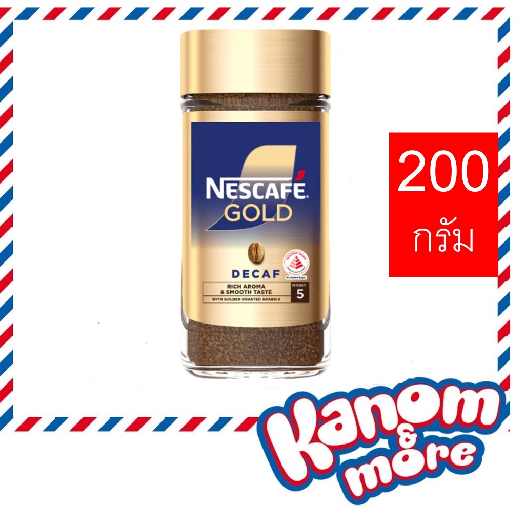 [Exp:7/2027] เนสกาแฟ โกลด์ ดีคาฟ 200 กรัม NESCAFE GOLD Decaf สินค้าเกาหลี