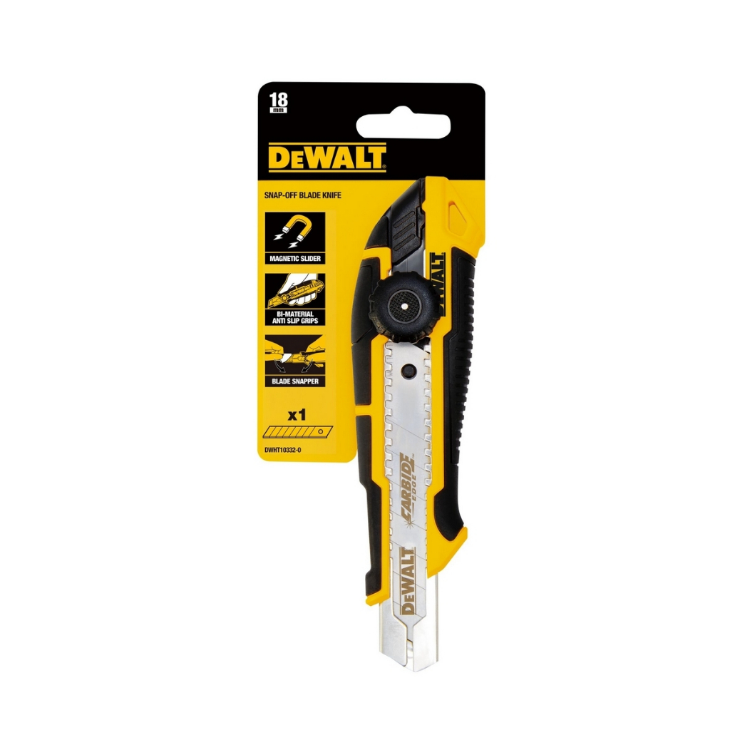DEWALT มีดคัตเตอร์ ขนาด 18 มม. รุ่น : DWHT10332-0-30