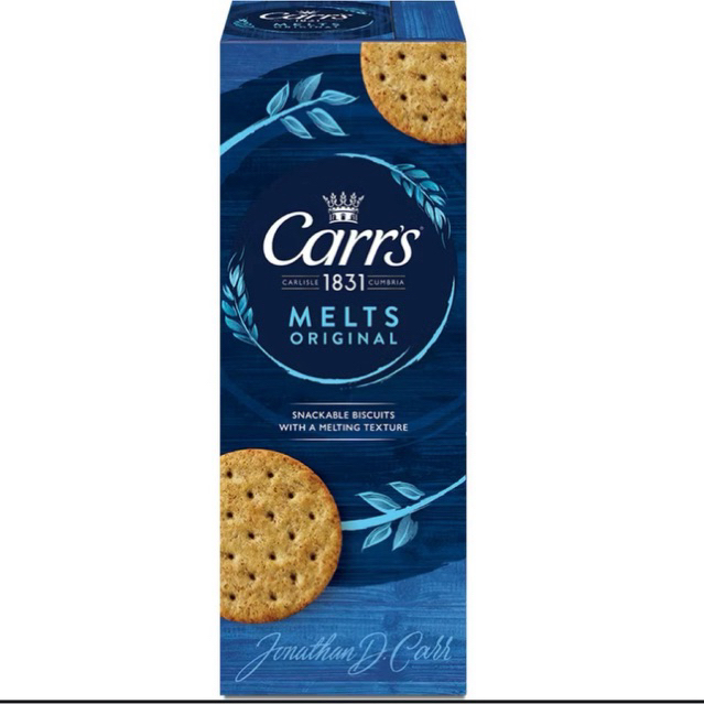 Salted Wheat Germ Carr Crackers 150g.-คาร์ส แครกเกอร์ผสมจมูกข้าวสาลีชนิดเค็ม 150กรัม.
