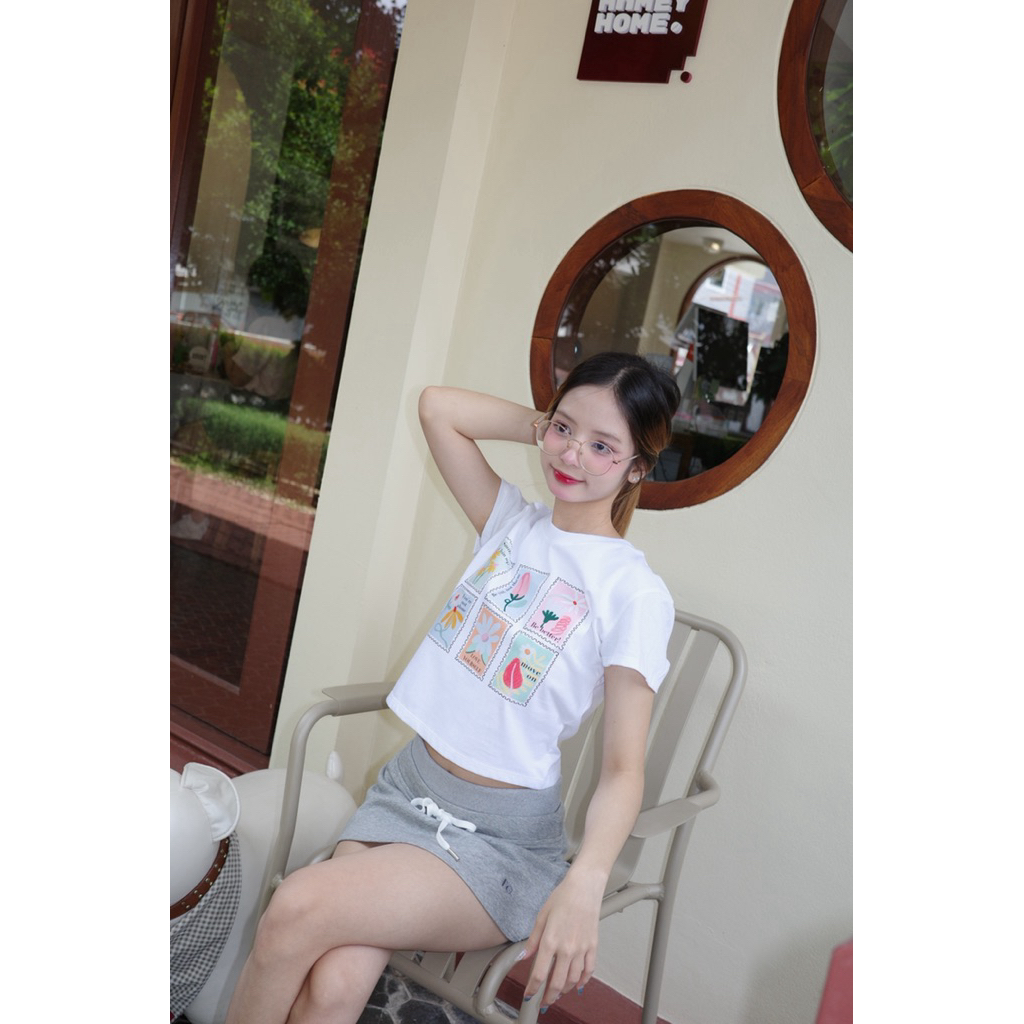 resign studio - babytee - Flower stamps - รูปที่ 3