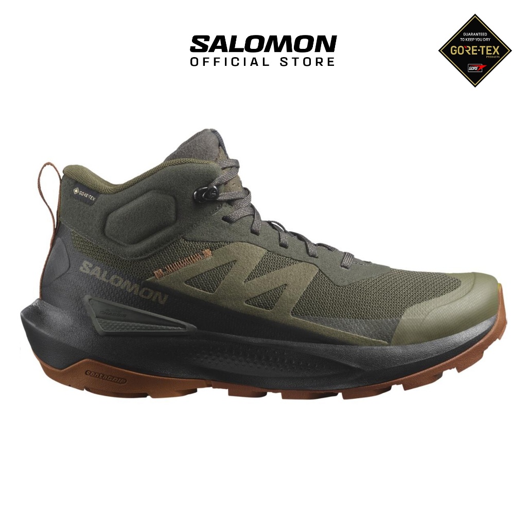 SALOMON ELIXIR ACTIV MID Gore Tex Men Trail Running Shoes L47456800 Official Store