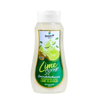 ไซรัปหญ้าหวานสูตร KETO กลิ่นมะนาว (ปรับสูตร) ตราสีสรร ขนาด 320 ml.